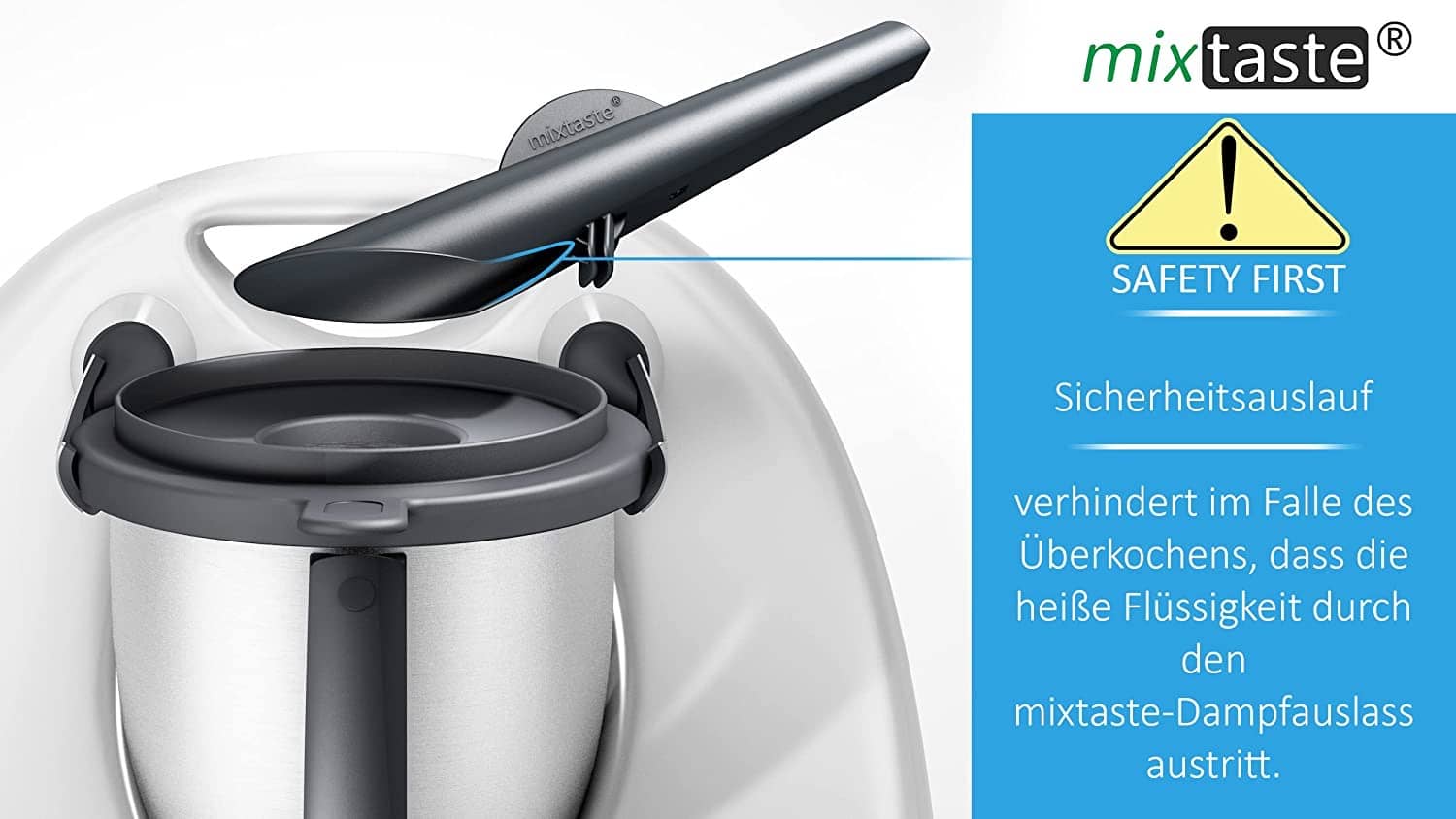 mixtaste® | Dampfumleiter-Kamin für Thermomix TM6, TM5