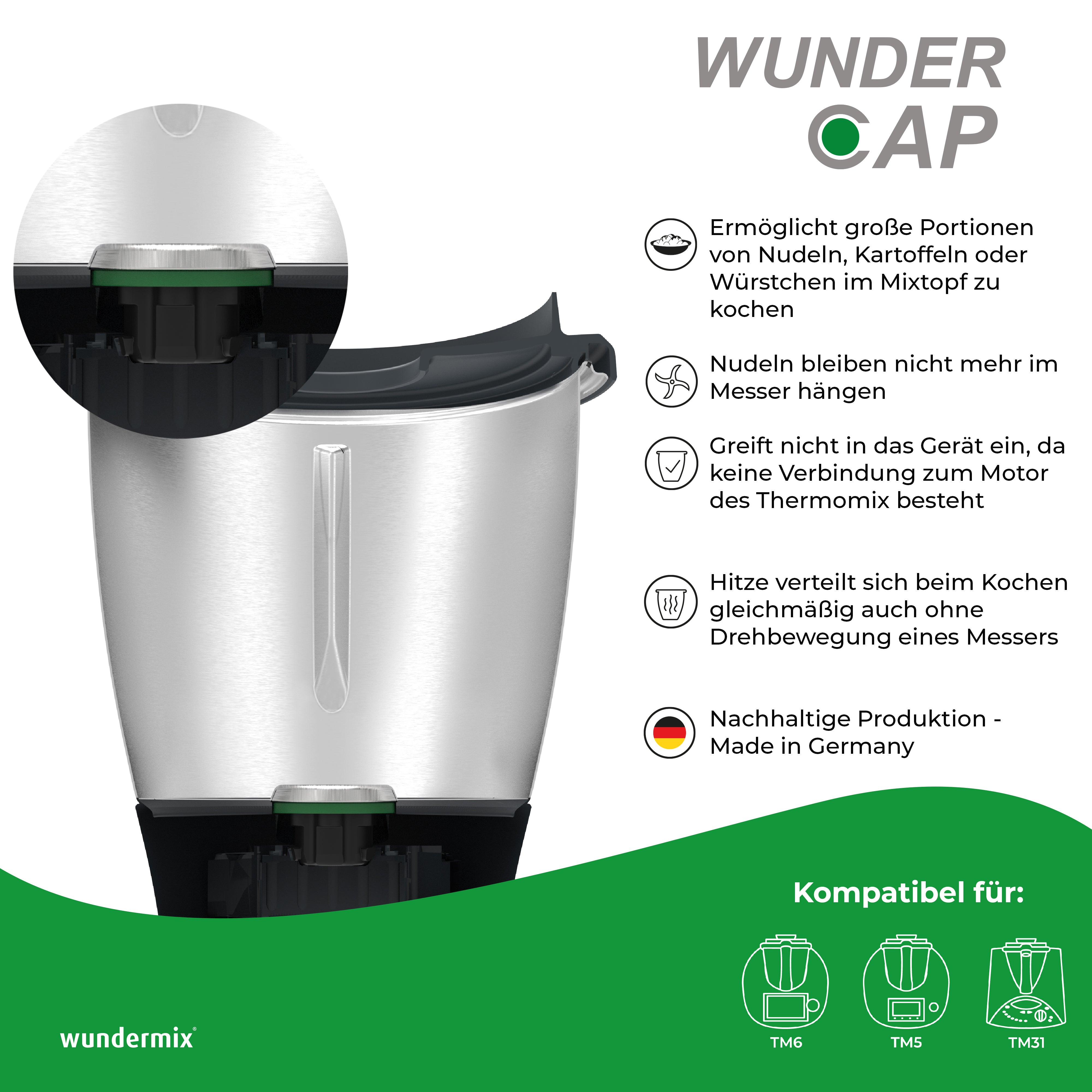 WunderCap® | Der revolutionäre Thermomix-Messerersatz