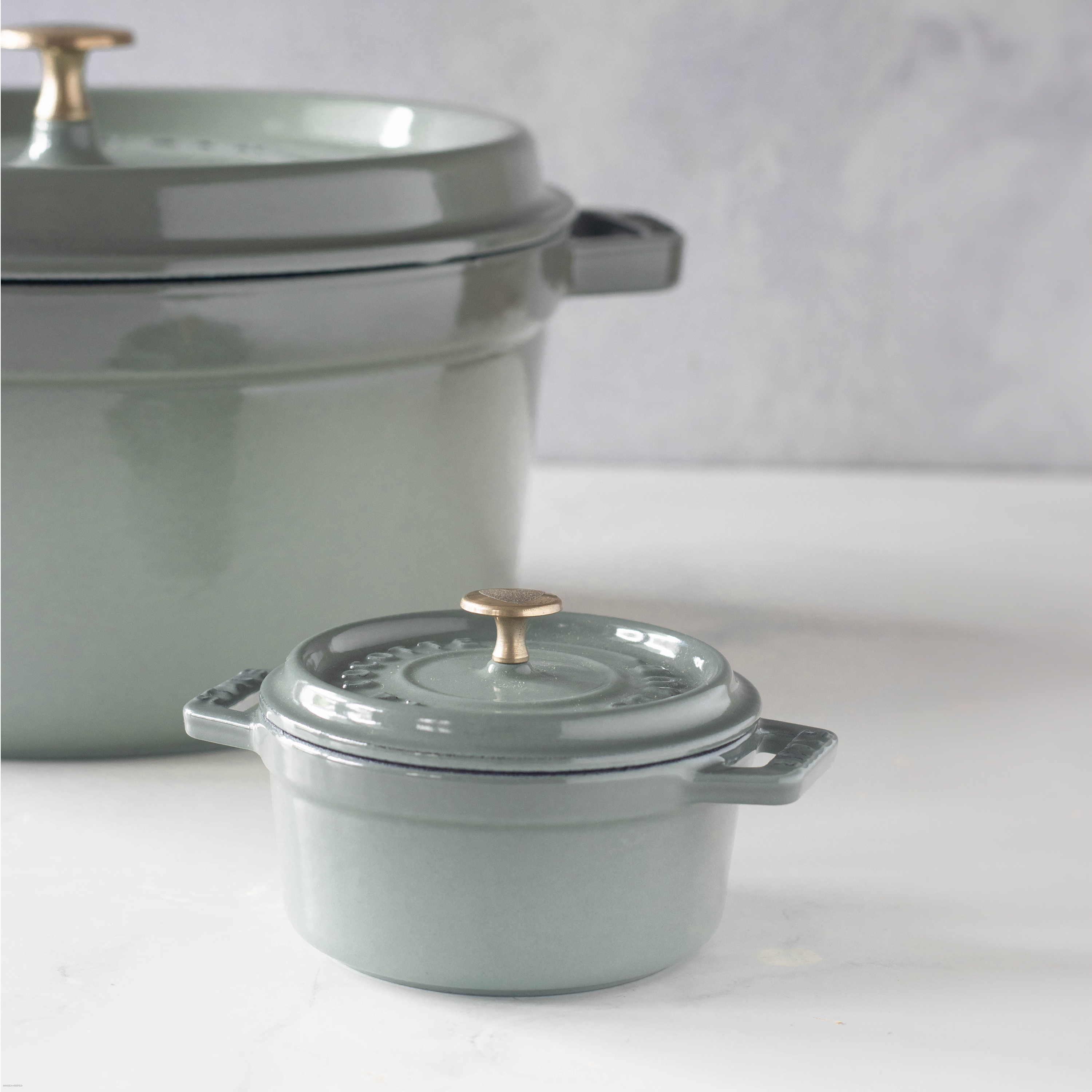 Special Edition: Mini Cocotte by food with love | rund Ø 10 cm in Eukalyptus