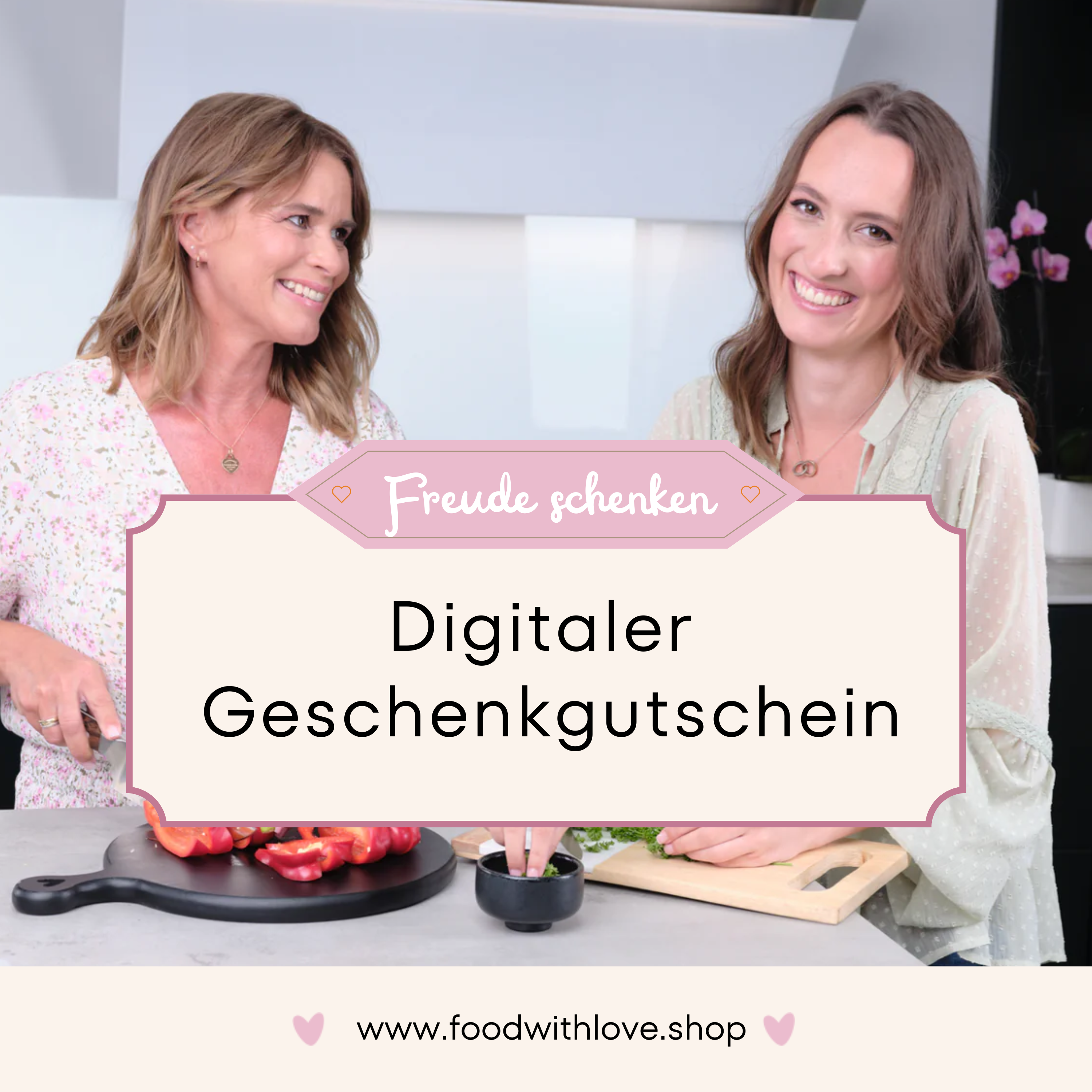 Digitaler Geschenkgutschein für foodwithlove.shop