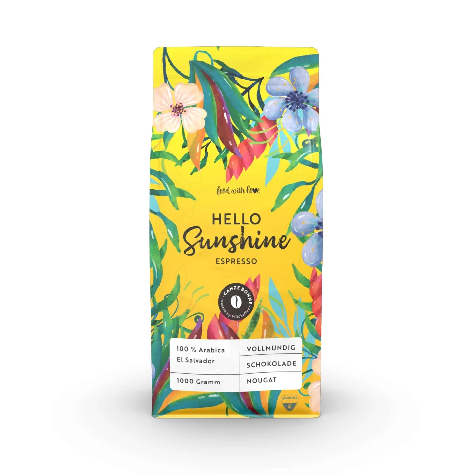 Wildkaffee „Hello Sunshine“ by „food with love“ | 100% Arabica | 1 KG