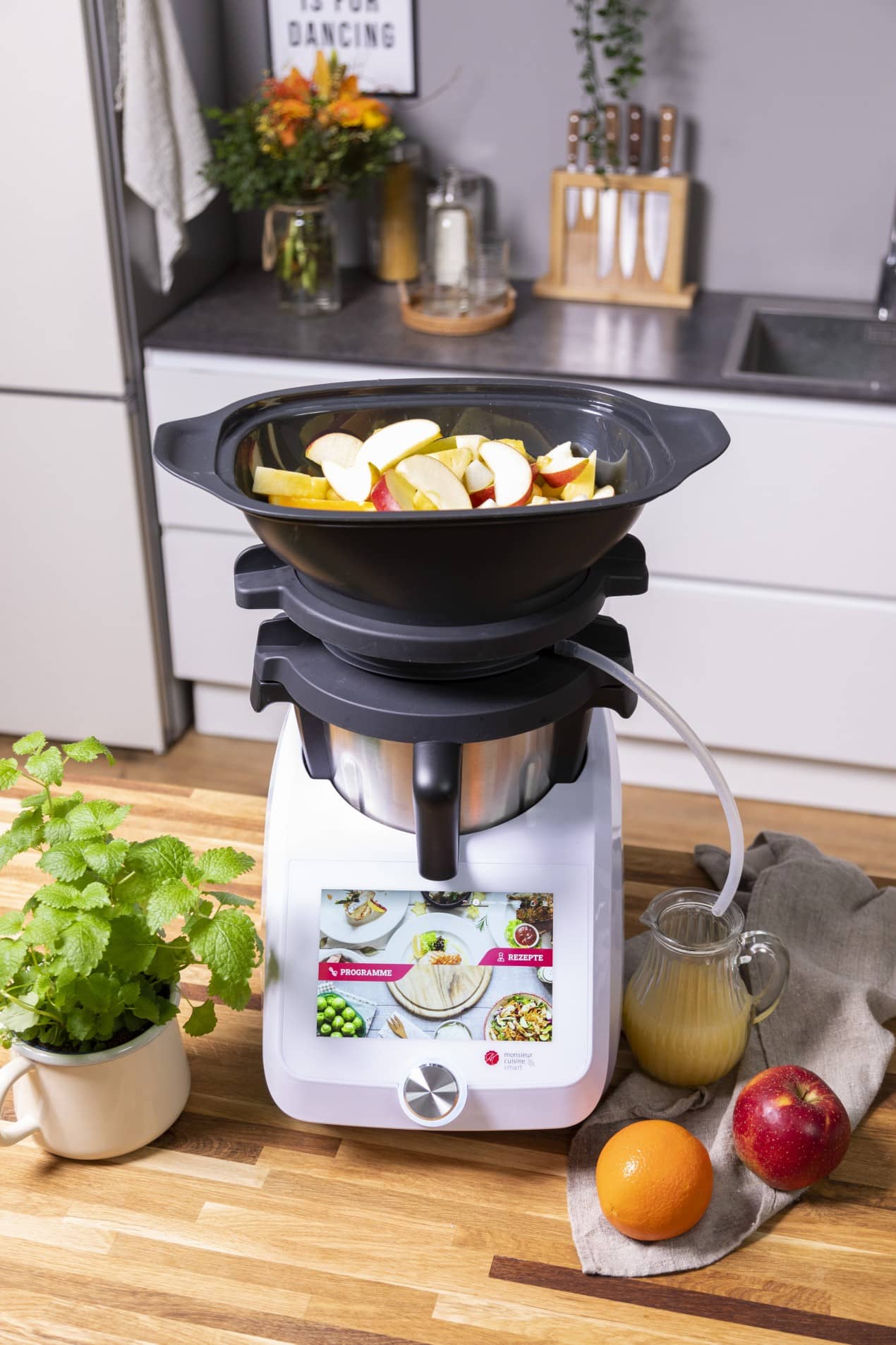 MixFino® | Dampfentsafter-Aufsatz für Monsieur Cuisine Smart, Trend, Connect