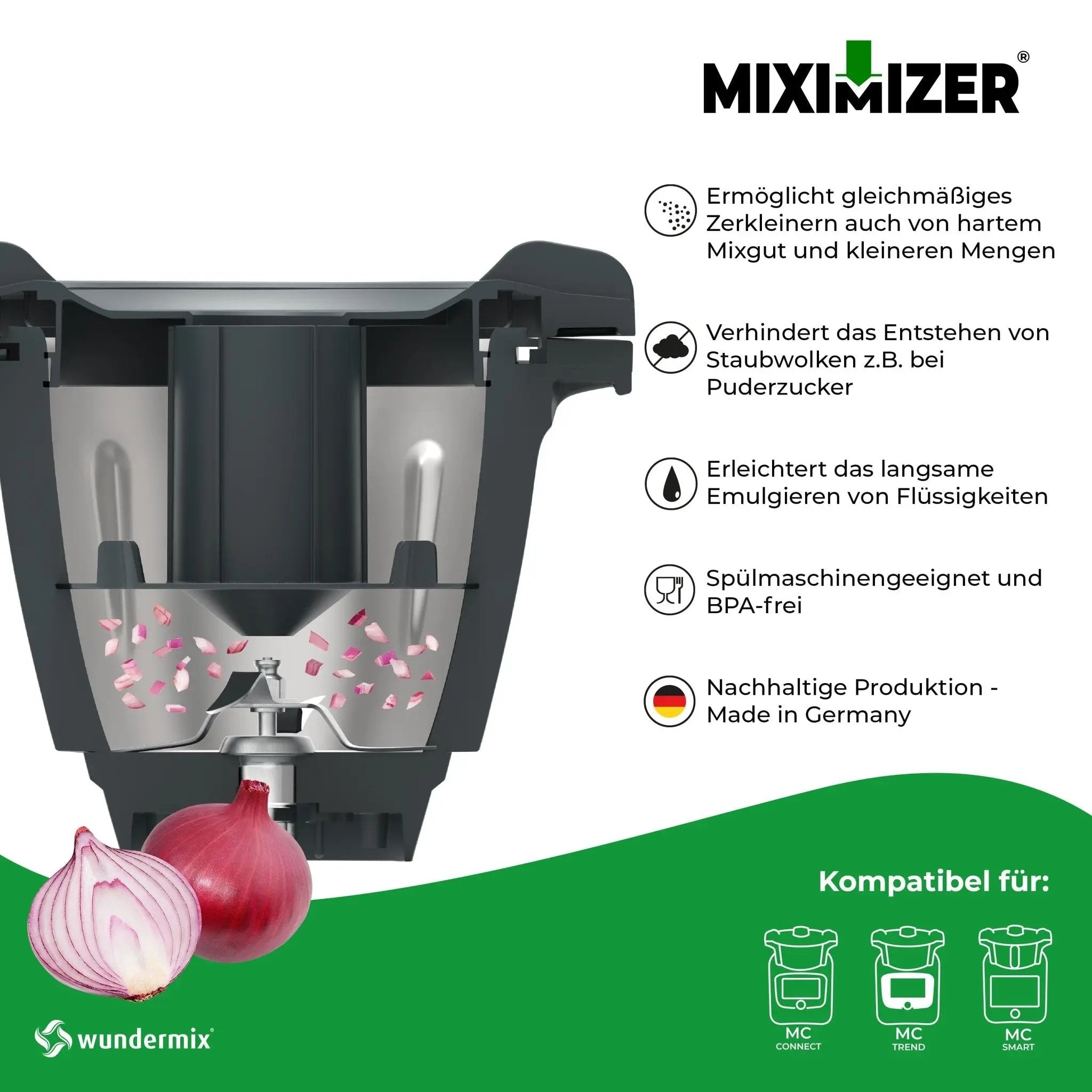 Miximizer® | Mixtopf-Verkleinerung für Monsieur Cuisine Connect, Trend und Smart