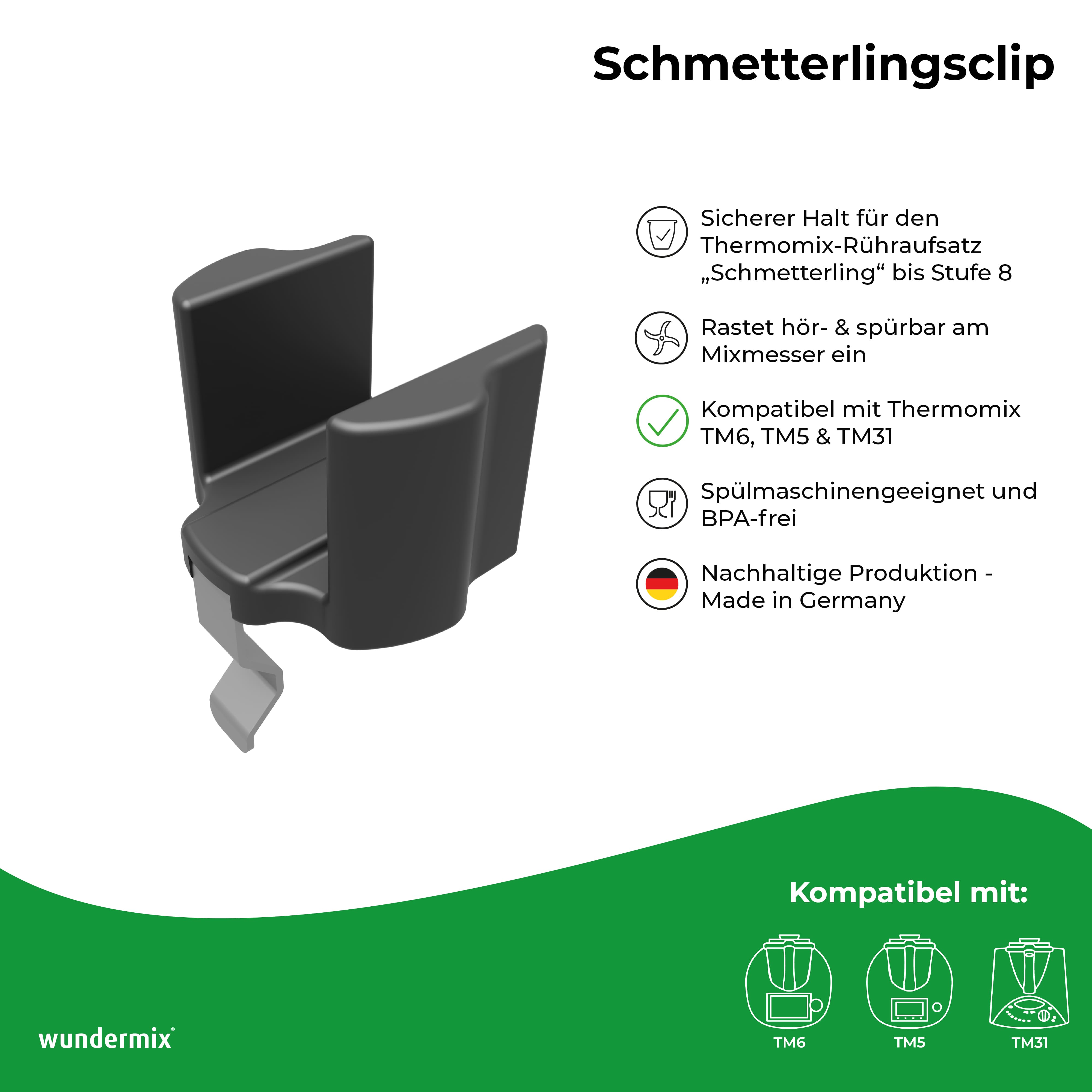 Schmetterlingsclip für Thermomix TM6, TM5, TM31