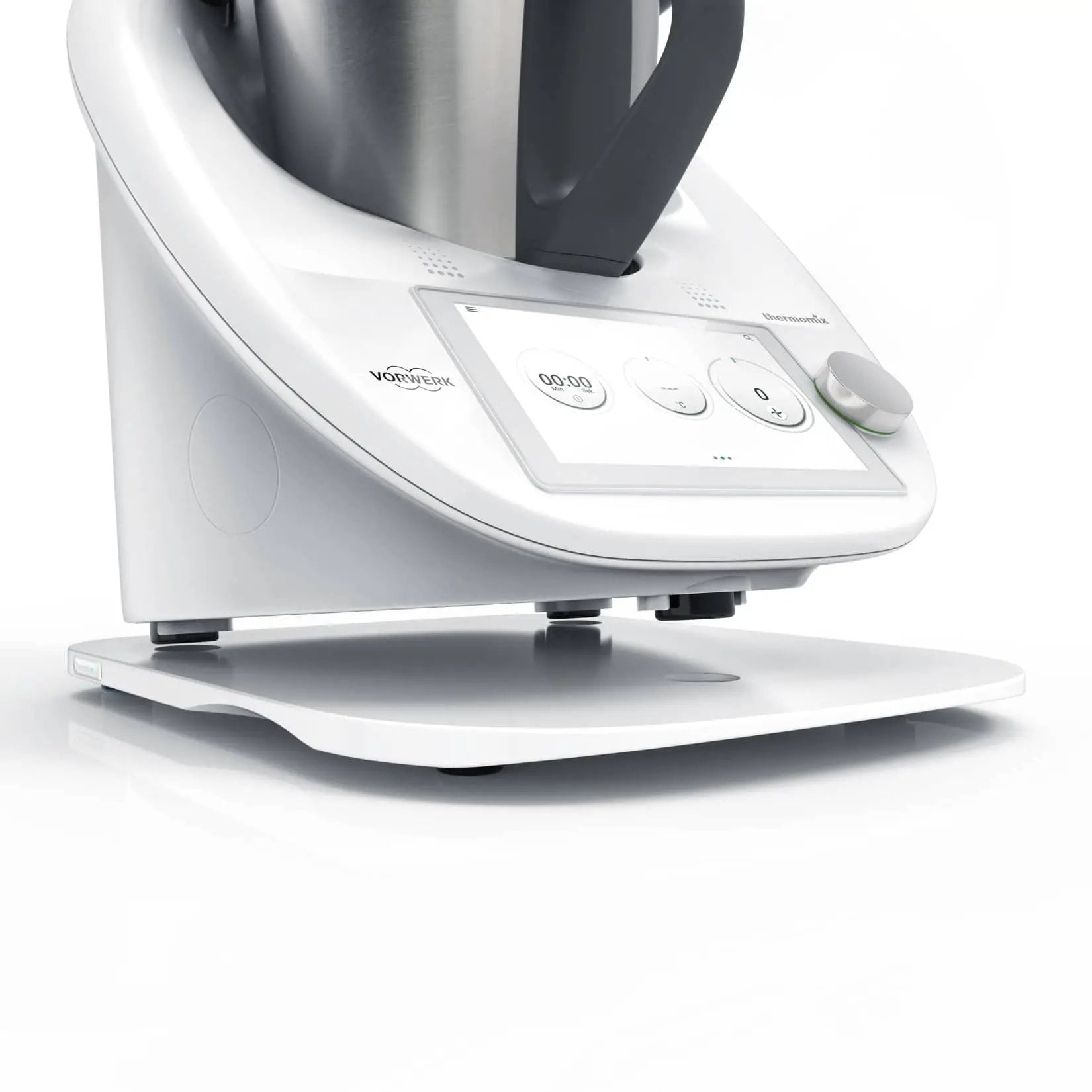 KitchenSlider® M | V2 Plus | Alpine White | Premium-Gleitbrett für Thermomix TM6, TM5