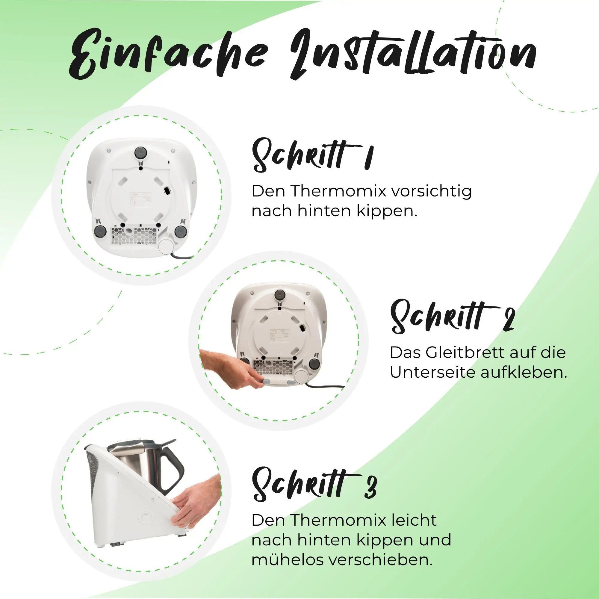 KochFix | Gleitbrett-Alternative für Thermomix TM6, TM5