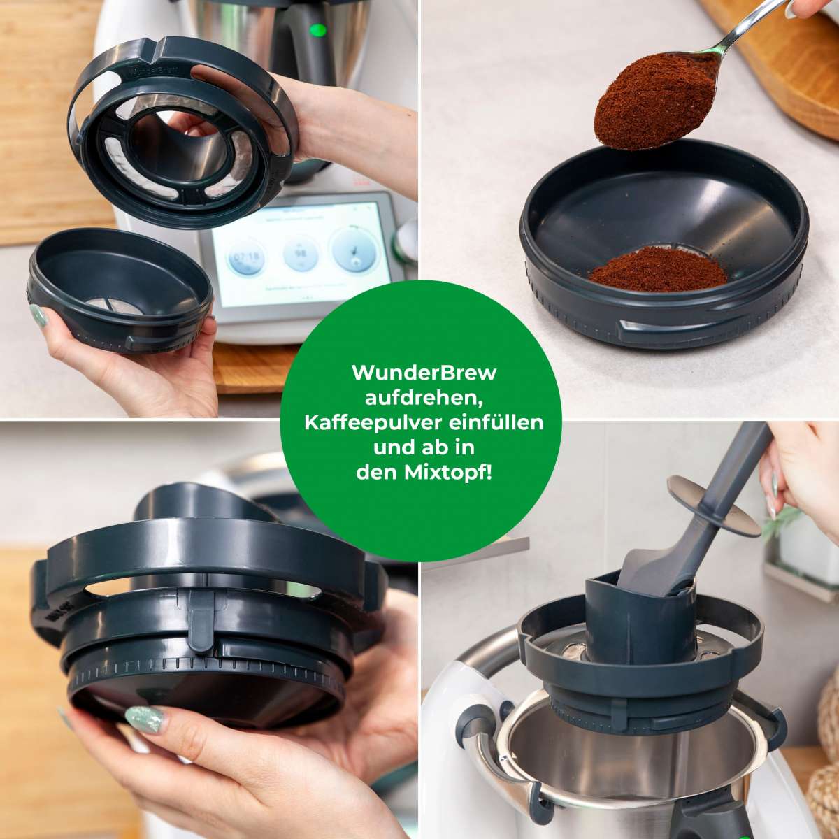 WunderBrew® | Kaffeefilter-Einsatz für Thermomix TM6, TM5