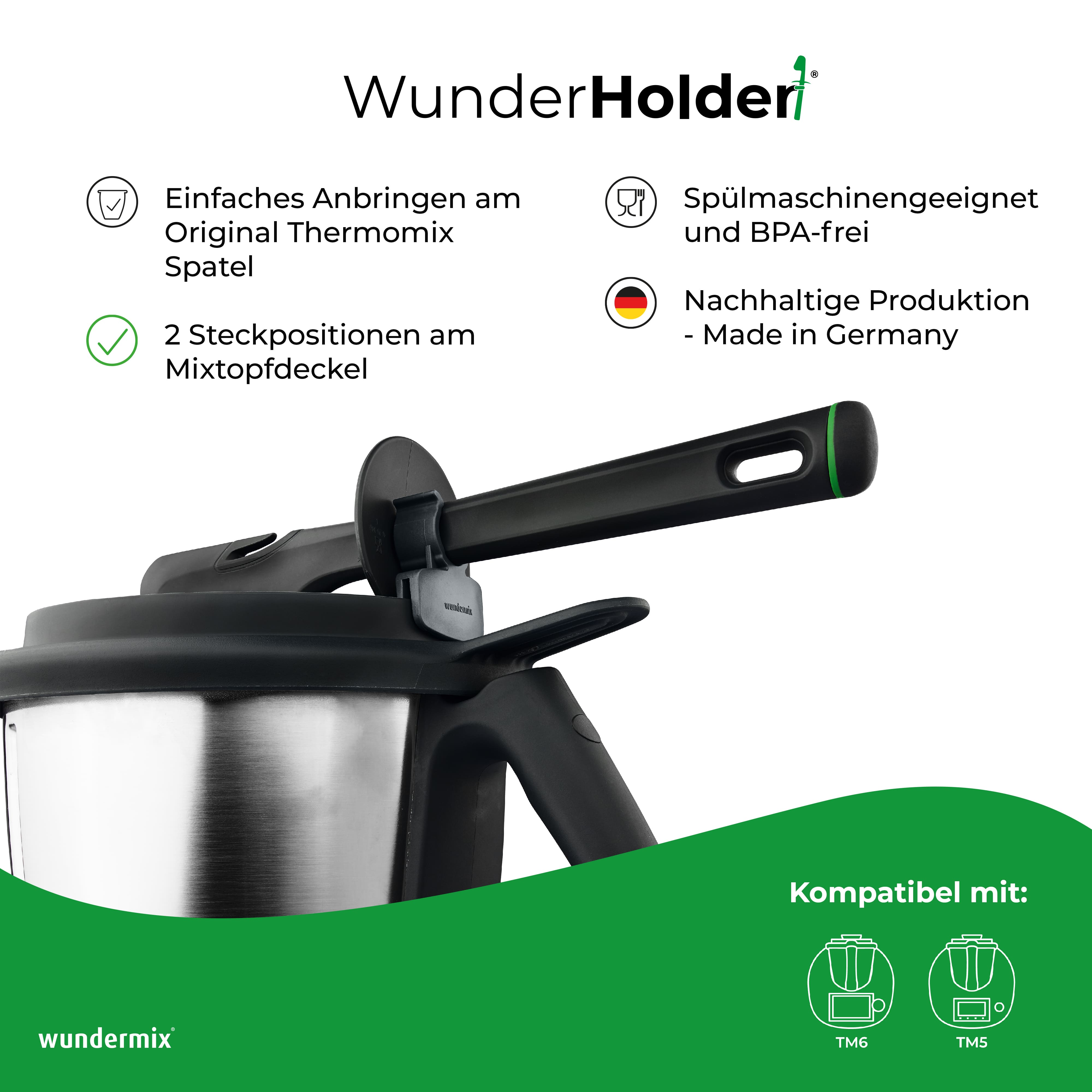 WunderHolder® | Spatelhalterung für Thermomix TM6, TM5