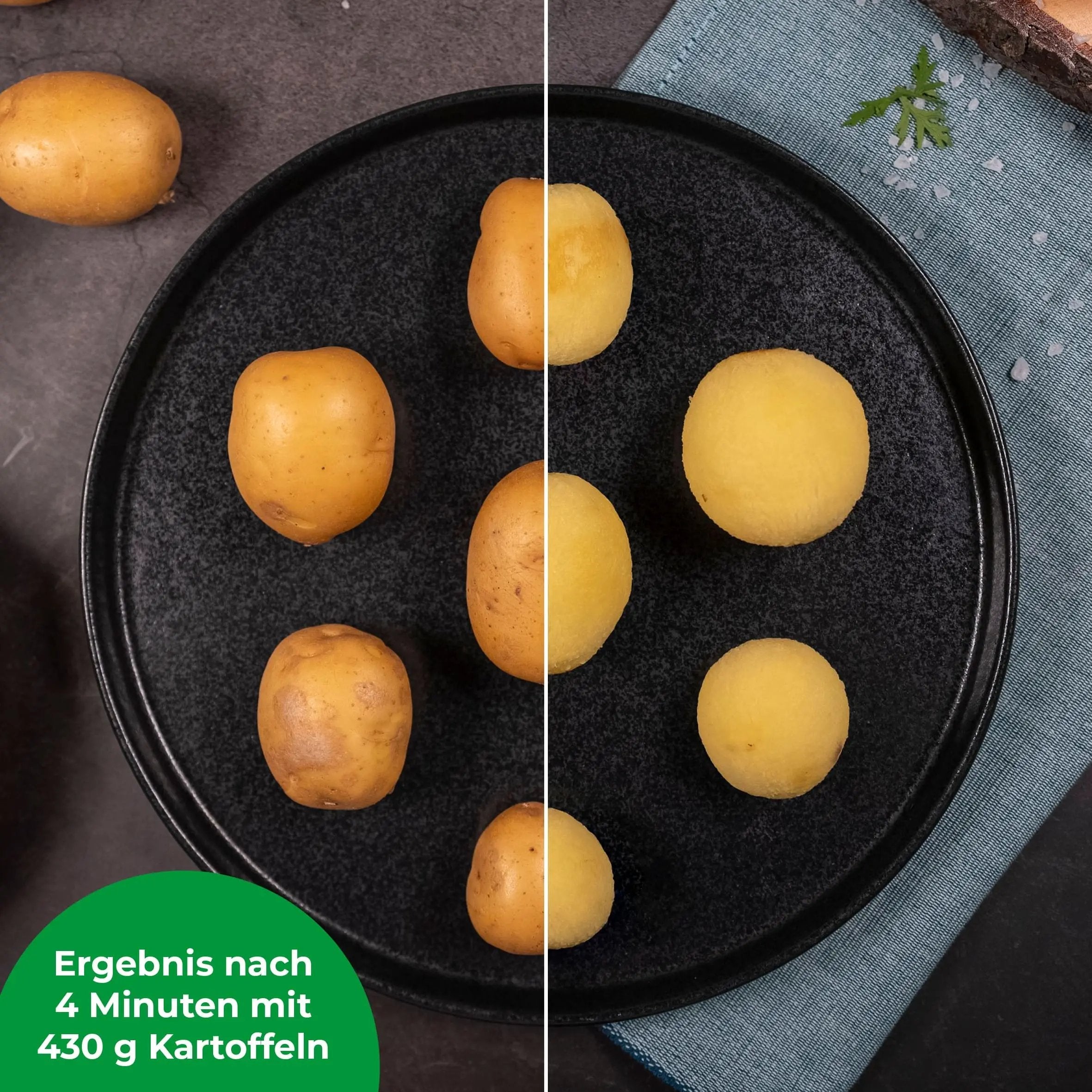 WunderPeeler® | V2 | Kartoffelschäler-Aufsatz für Monsieur Cuisine Connect, Trend und Smart