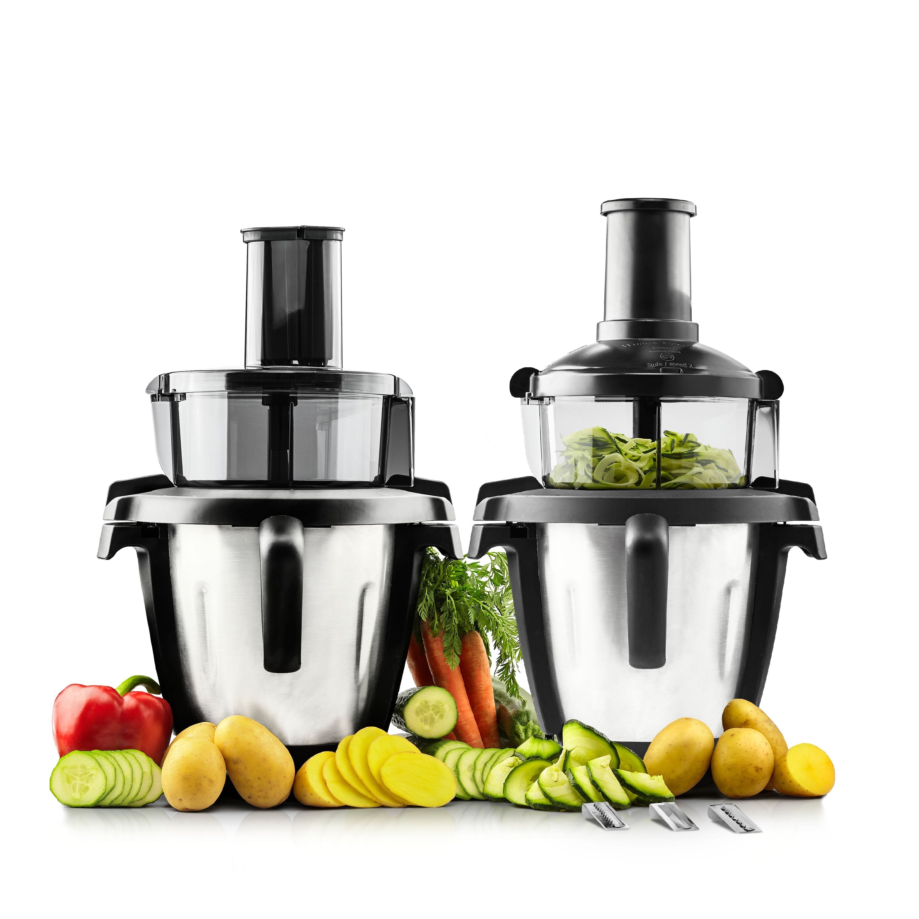 WunderSlicer® & WunderZoodler® Sparset für Monsieur Cuisine Smart, Trend, Connect