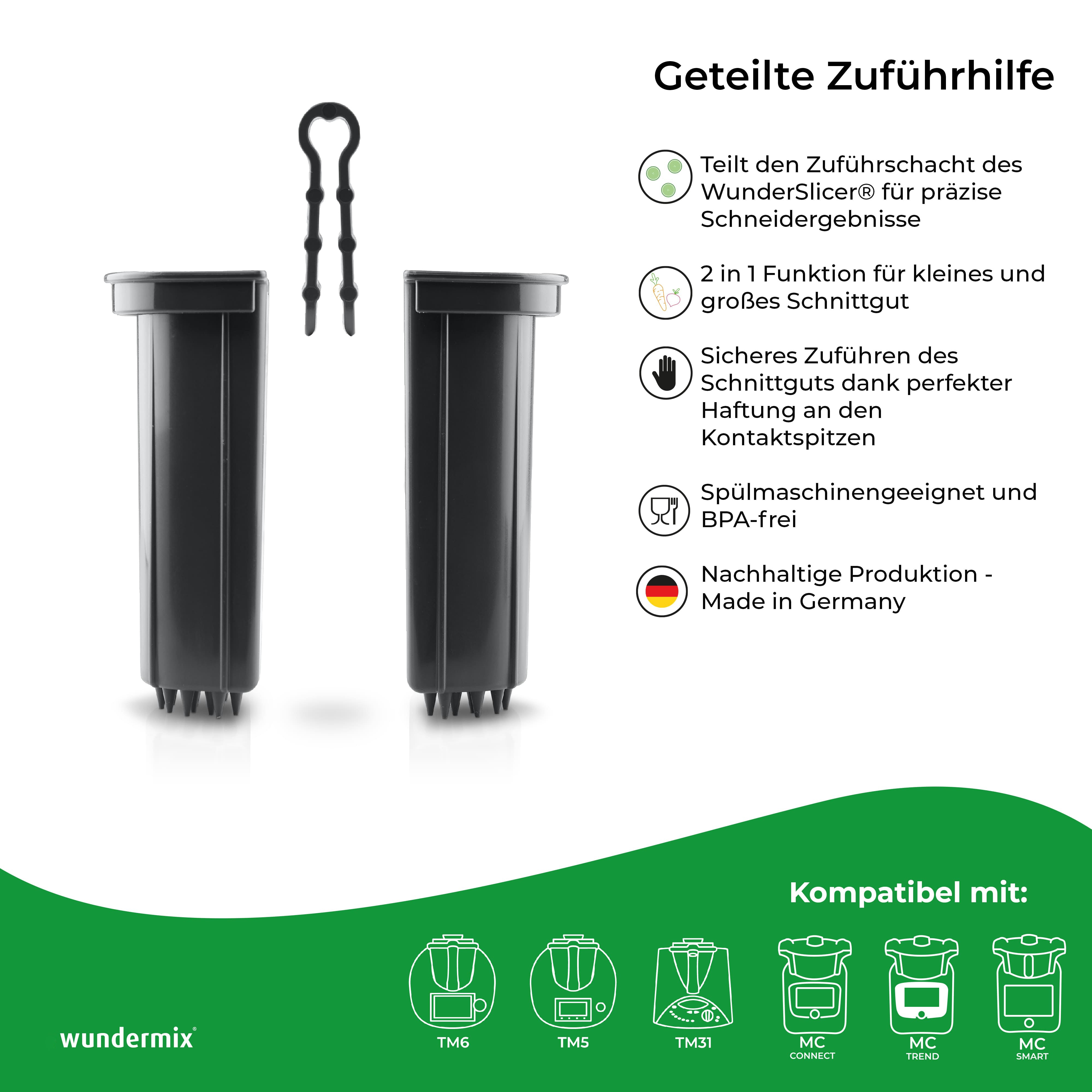 Geteilte Zuführhilfe für WunderSlicer