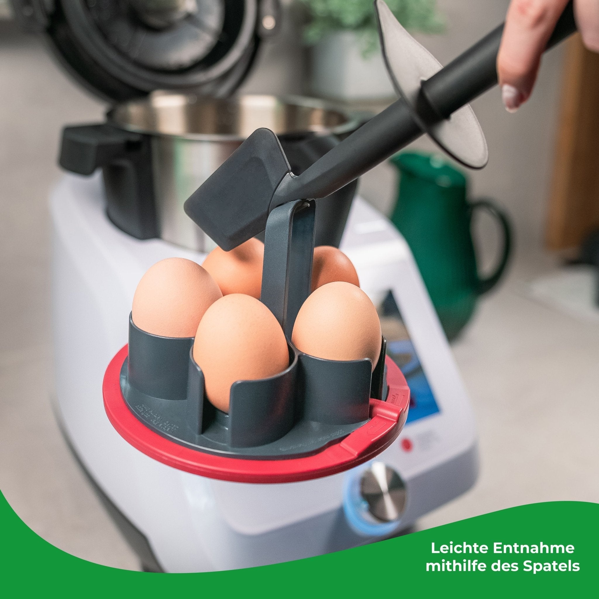 EggPro | Eierhalter-Aufsatz inkl. Träger für Monsieur Cuisine Smart, Trend, Connect